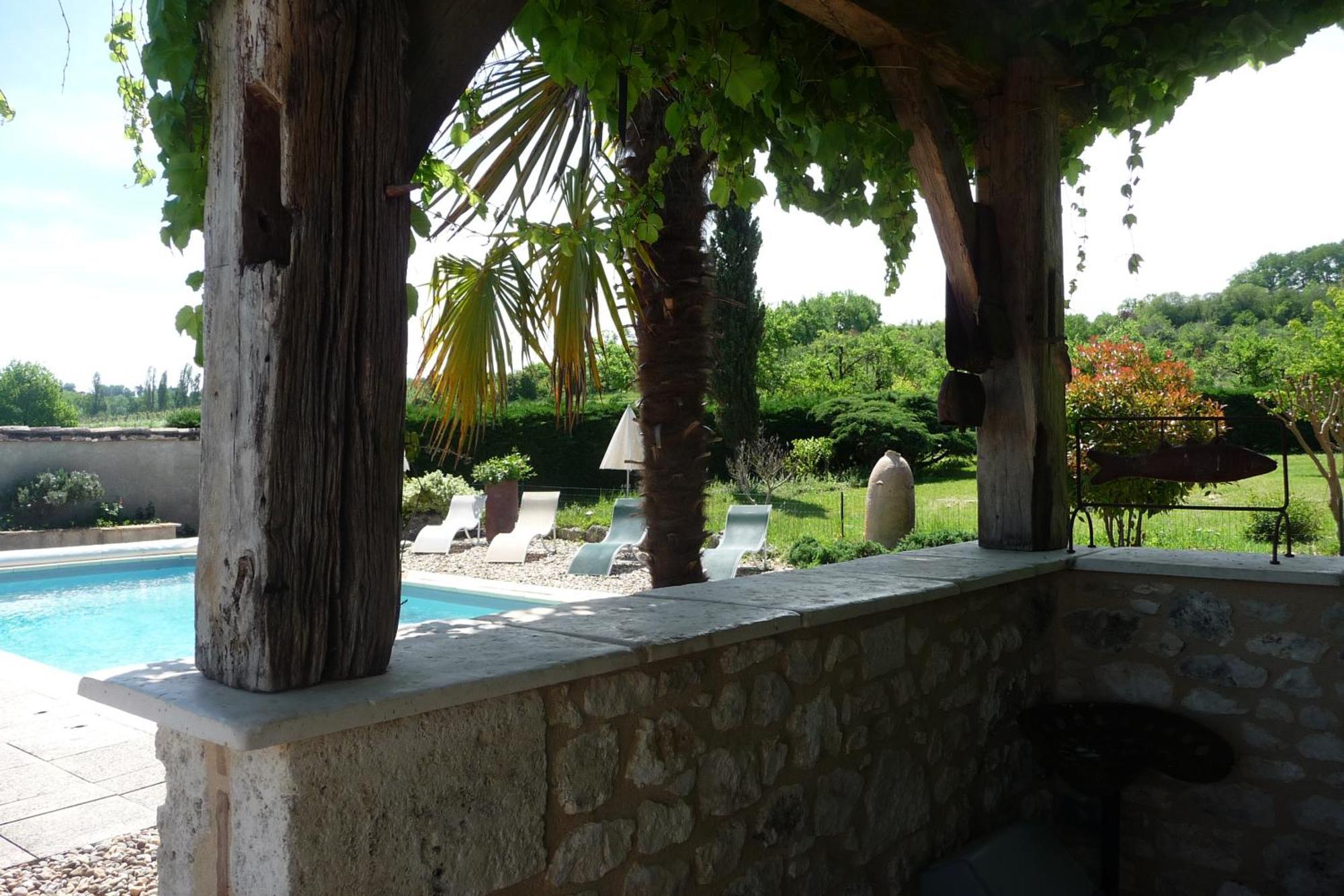 Bed and Breakfast Domaine De La Queyssie Saussignac Екстер'єр фото